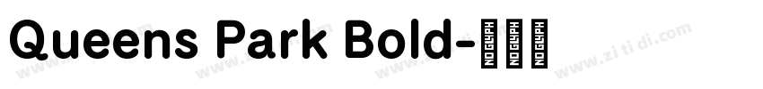 Queens Park Bold字体转换